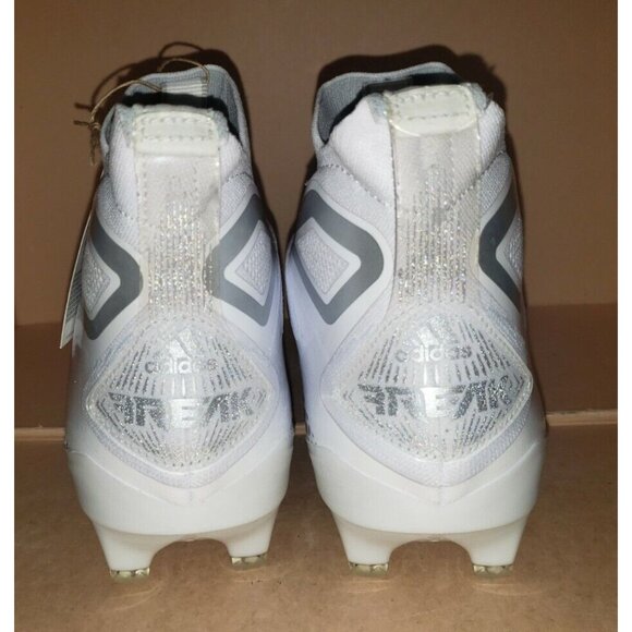 Adidas Freak Ultra 22 Primeknit Men’s Sizes White Silver Football Cleats GX5131 - Picture 9 of 11